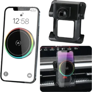 Car Magnetic Phone Mount for Kia 2021-2024 Wireless Charger