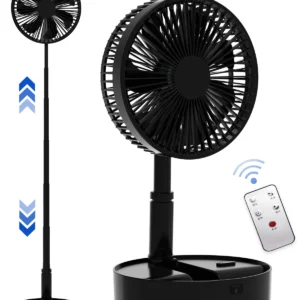 Oscillating Fan Foldaway with Remote Control Battery Powered