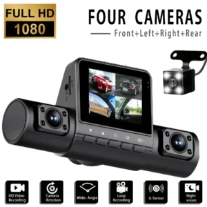 4 Channels HD1080P  Dashcam PS  Recording DVR Loop  Recorder