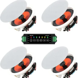 4PCS 6.5" 600W Bluetooth Ceiling Speakers